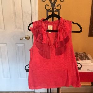 Ruffle tank